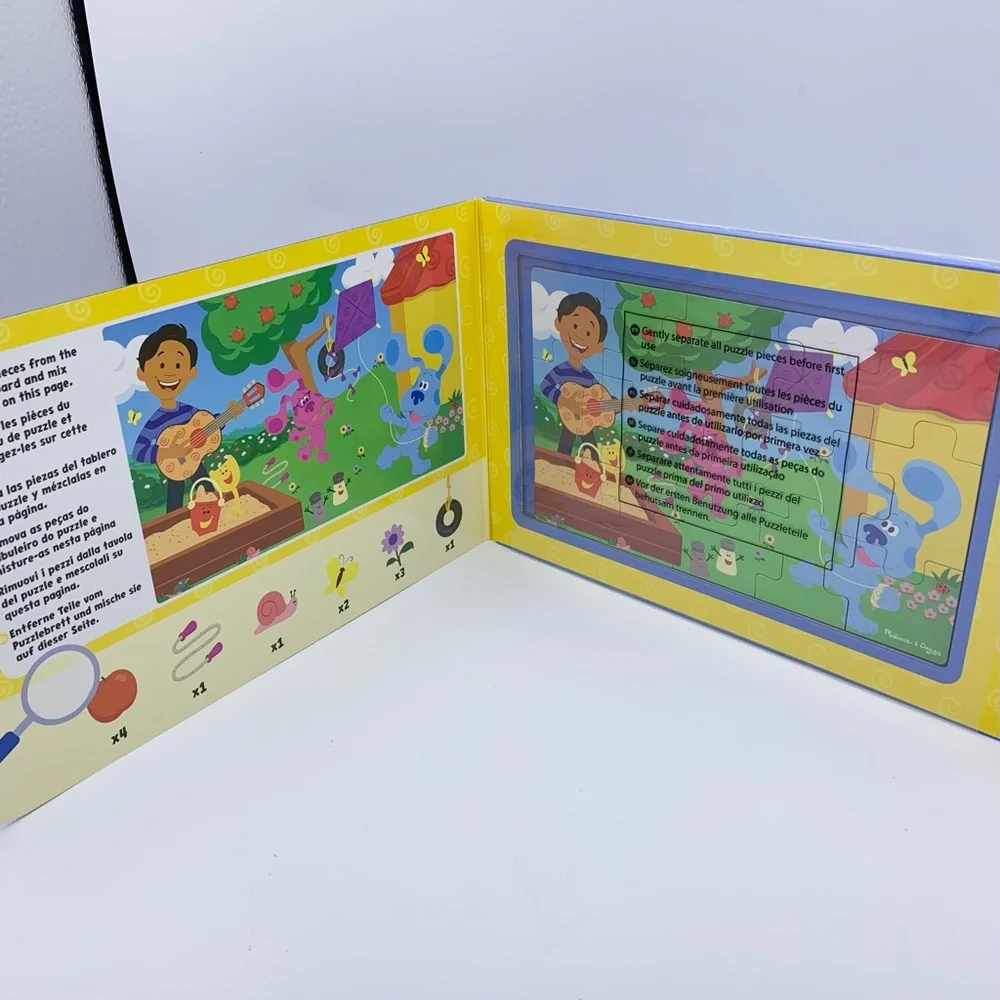 Melissa & Doug 2puzzles Blues Clues & You magnetic jigsaw puzzles 2 sets